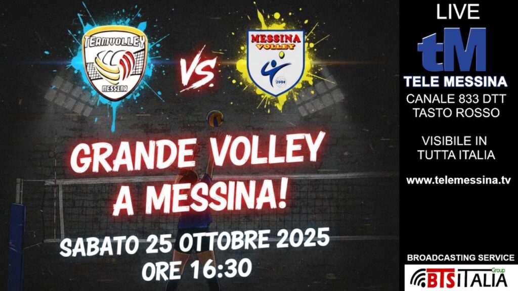 Il derby della Team Volley in diretta su TeleMessina