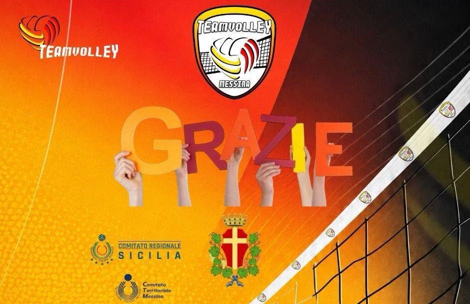 La società Team Volley Messina ringrazia il sindaco e i comitati Fipav regionale e territoriale